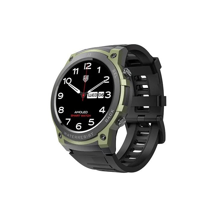 שעון חכם 50mm דגם DM55 מסך AMOLED בצבע ירוק Super Mobile