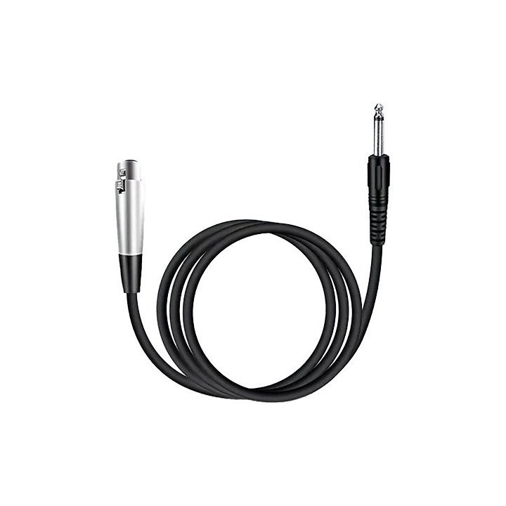 מיקרופון קריוקי דינמי ידני חוטי Super Sound בחיבור 6.5mm צבע שחור