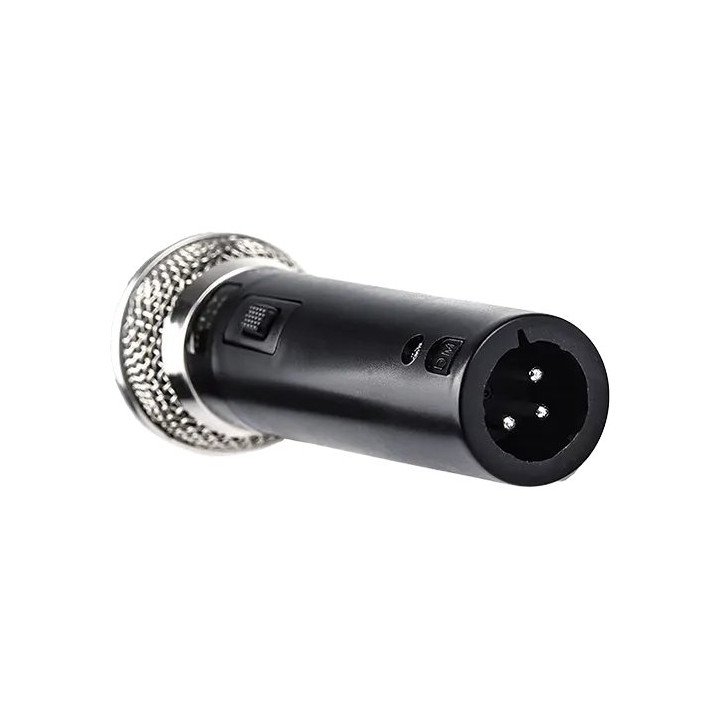 מיקרופון קריוקי דינמי ידני חוטי Super Sound בחיבור 6.5mm צבע שחור
