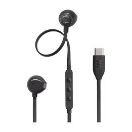 אוזניות JBL חוטיות Tune 305C USB-C בצבע שחור