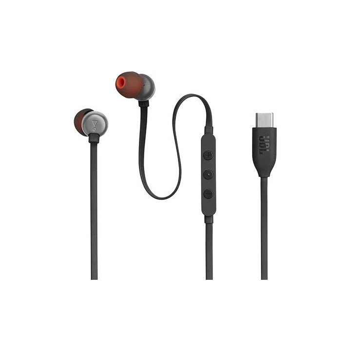 אוזניות JBL חוטיות Tune 310C USB בצבע שחור