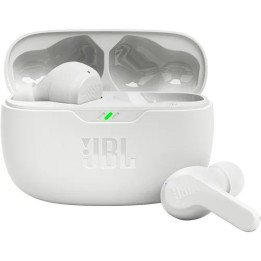 אוזניות JBL אלחוטיות Wave Beam TWS בצבע לבן