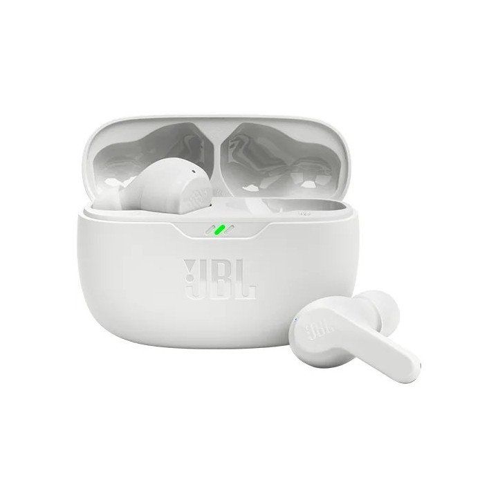 אוזניות JBL אלחוטיות Wave Beam TWS בצבע לבן
