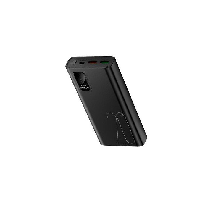 סוללת גיבוי Super Energy PD 22.5W 20000 Powerbank בצבע שחור