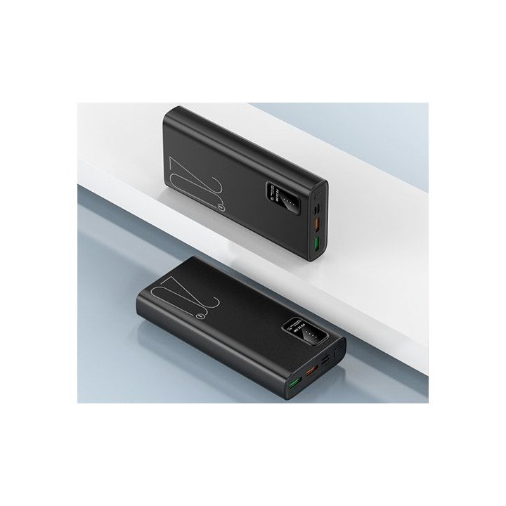 סוללת גיבוי Super Energy PD 22.5W 20000 Powerbank בצבע שחור