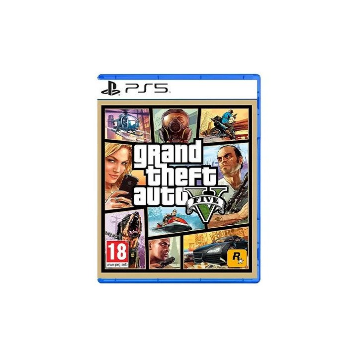 משחק לפלייסטיישן 5 –  ג'י-טי-איי וי Grand Theft Auto V PS5