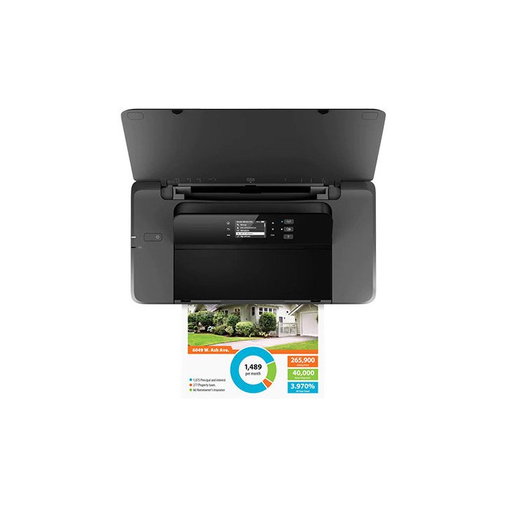 מדפסת HP ניידת אלחוטית צבעונית הזרקת דיו OfficeJet 202 Mobile Printer 