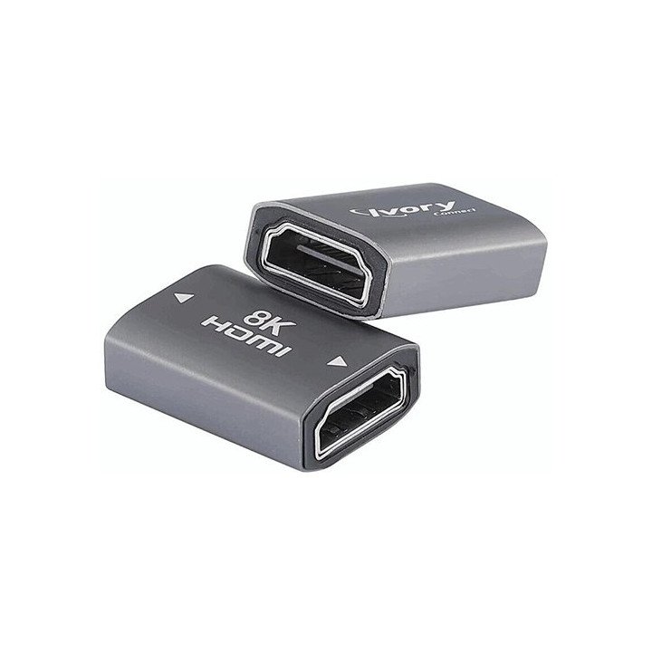 מתאם HDMI נקבה ל HDMI נקבה Super Connect תומך עד 8K