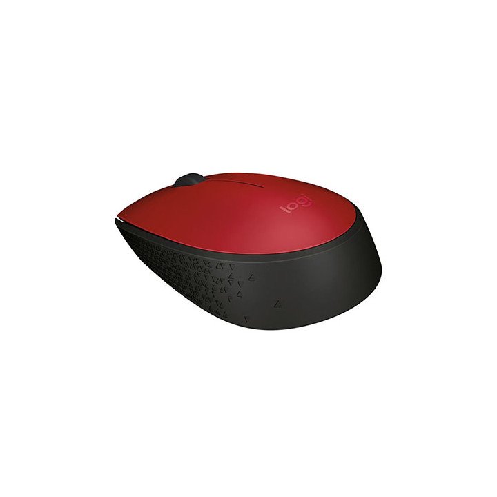 עכבר אלחוטי Logitech Wireless M171 בצבע אדום ושחור