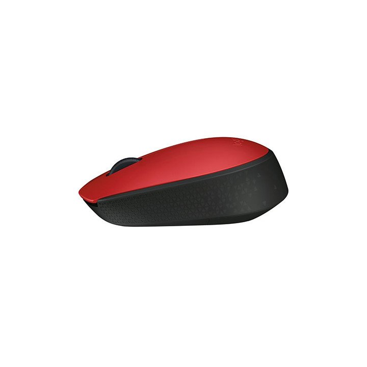 עכבר אלחוטי Logitech Wireless M171 בצבע אדום ושחור