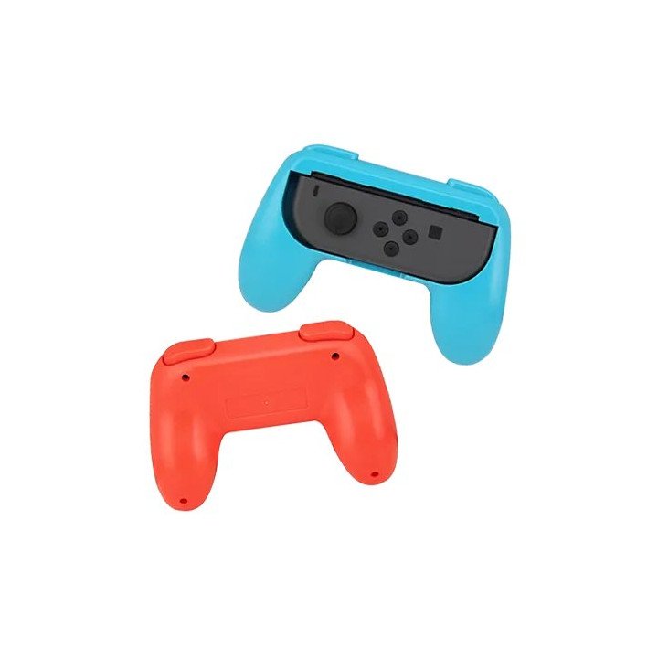 זוג גריפים תואמים JOY-CON נינטנדו סוויץ' - דגם HS-SW150 בצבע כחול ואדו