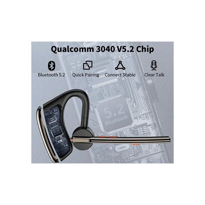 אוזניית דיבורית New Bee M50 Bluetooth כולל כיסוי נשיאה