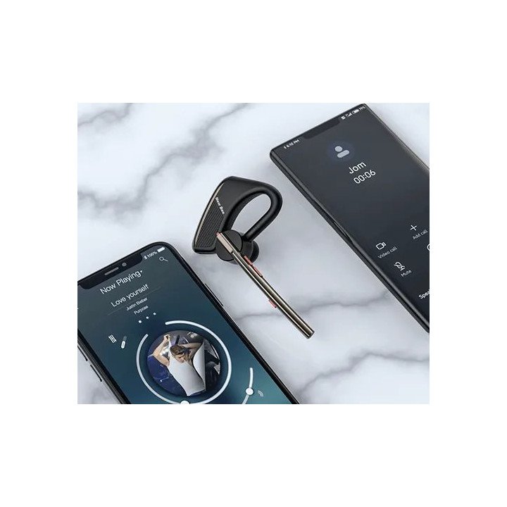 אוזניית דיבורית New Bee M50 Bluetooth כולל כיסוי נשיאה