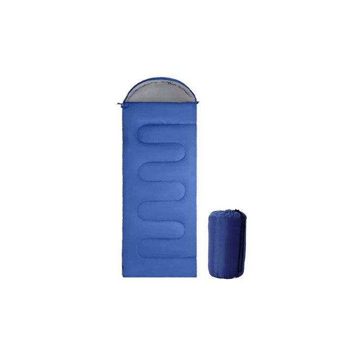 שק שינה לטיולים וקמפינג 2.4 ק"ג BOXER בצבע כחול