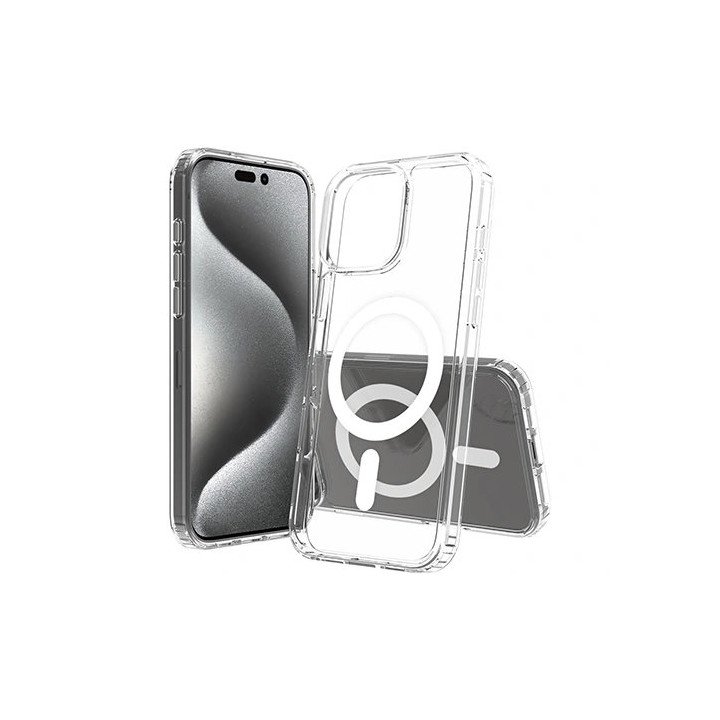 מגן לאייפון 16 פרו MagSafe שקוף Super Mobile