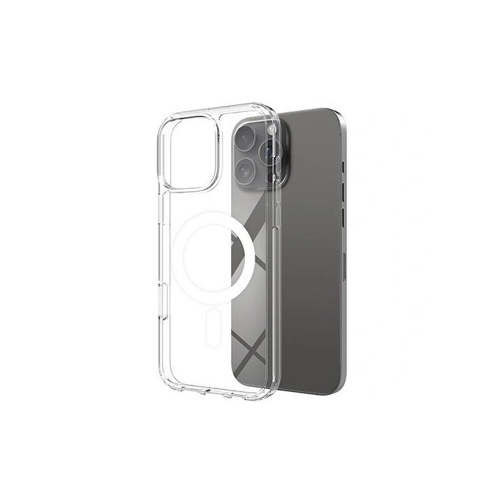 מגן לאייפון 16 פרו MagSafe שקוף Super Mobile