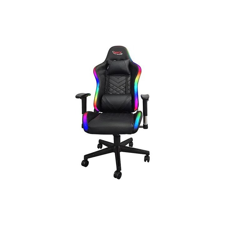 מציאון – כיסא גיימינג Super Gaming GC3  דמוי עור שחור עם תאורת RGB ורמ