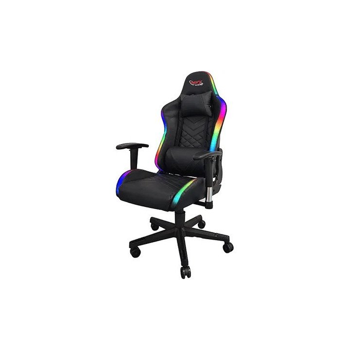 מציאון – כיסא גיימינג Super Gaming GC3  דמוי עור שחור עם תאורת RGB ורמ