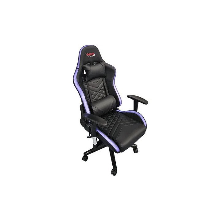 מציאון – כיסא גיימינג Super Gaming GC3  דמוי עור שחור עם תאורת RGB ורמ