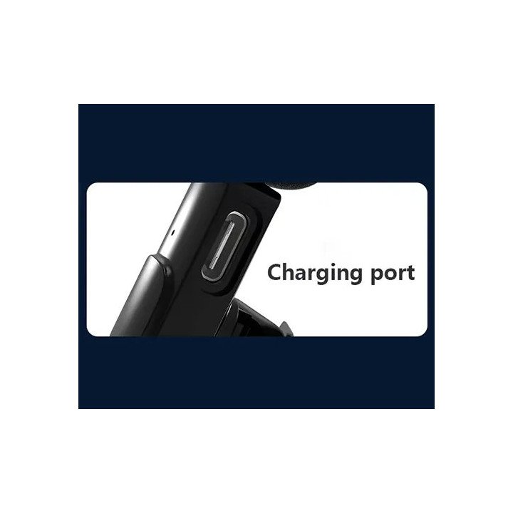 מציאון - מיקרופון אלחוטי דש Super Sound USB-C בצבע שחור - 2 יחידות - מ