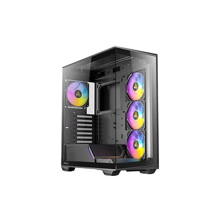 מארז מחשב Antec C3 Black ARGB בצבע שחור עם מאווררי ARGB