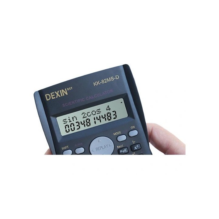 מחשבון מדעי Dexin KK-82MS-B בצבע שחור