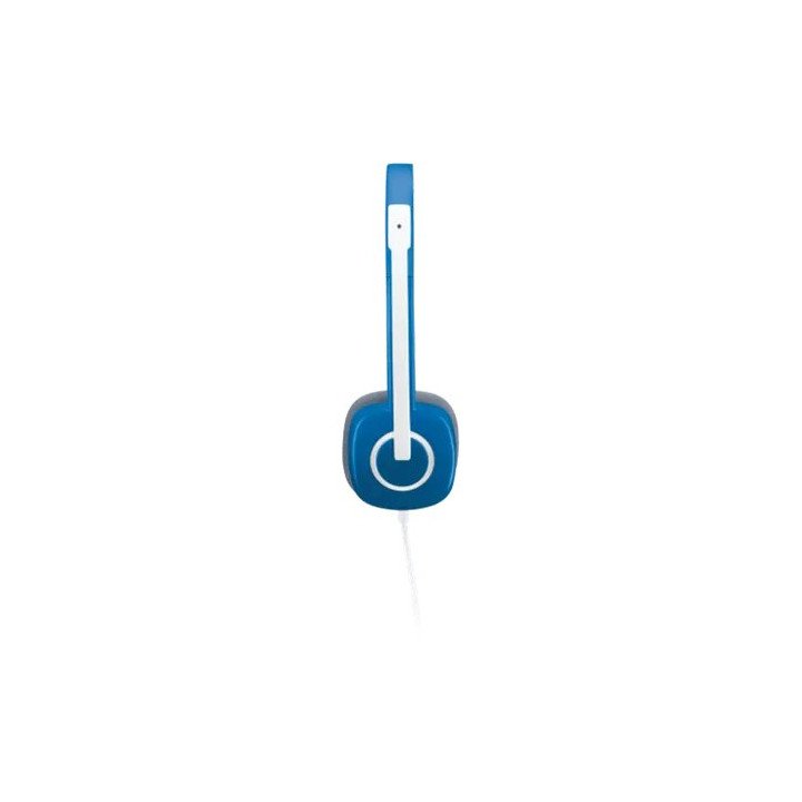 אוזניות Logitech H150 Stereo Headset עם מיקרופון בצבע כחול