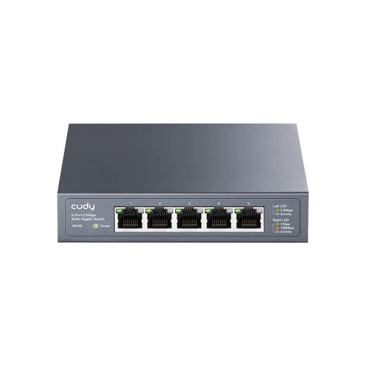 מתג לא מנוהל Cudy HS105 5-Port 2.5G Unmanaged Switch