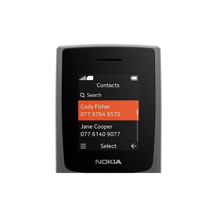 טלפון נוקיה תומך סים כשר Nokia 105 4G בצבע אפור כהה