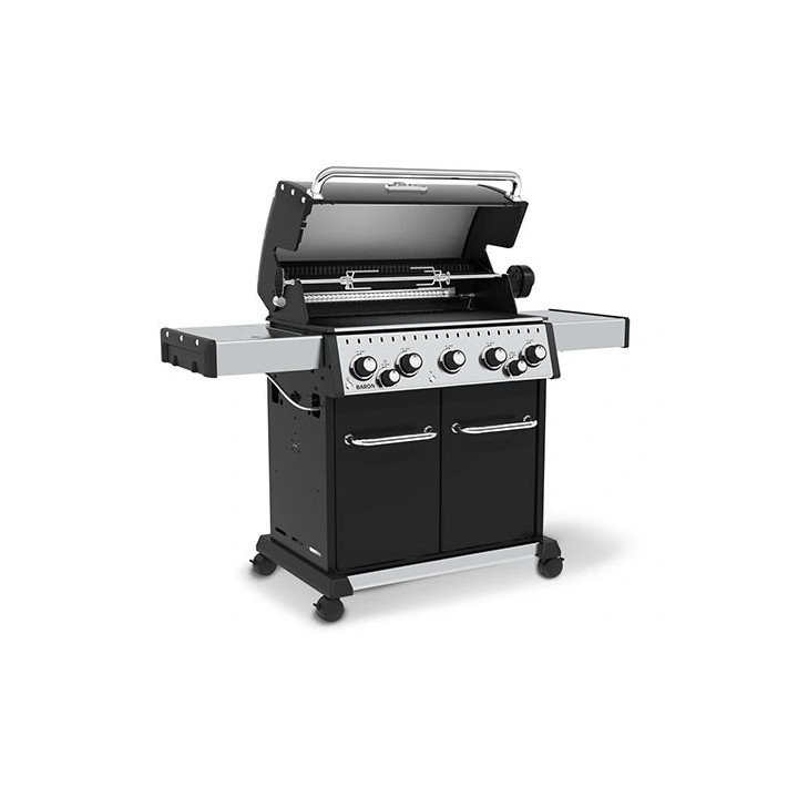 גריל גז 5 מבערים  + כירה ושיפוד Broil King Baron 590 70,000BTU - משלוח