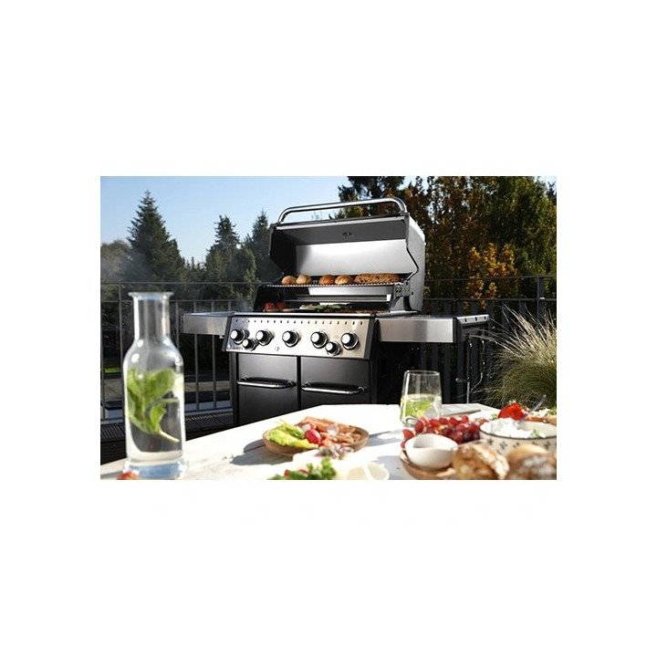 גריל גז 5 מבערים  + כירה ושיפוד Broil King Baron 590 70,000BTU - משלוח