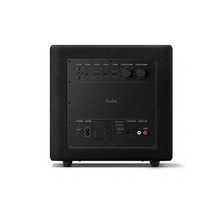 סאבוופר אקטיבי 8 אינץ' KEF Kube 8 MIE Active Subwoofer בצבע שחור – משל