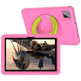 טאבלט לילדים 10.1 אינץ Super Tab 12 Kids 6GB+128GB 4G LTE בצבע ורוד