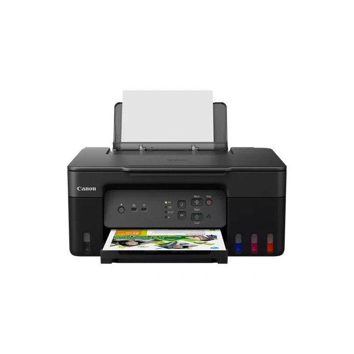 מדפסת אלחוטית צבעונית ביתית הזרקת דיו קנון Canon PIXMA G3430 בצבע שחור