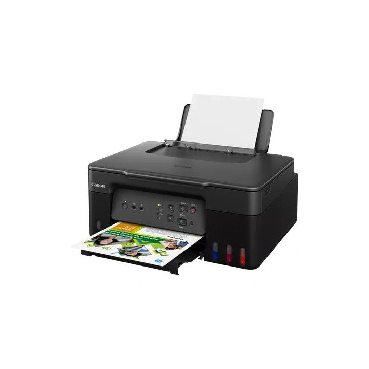 מדפסת אלחוטית צבעונית ביתית הזרקת דיו קנון Canon PIXMA G3430 בצבע שחור