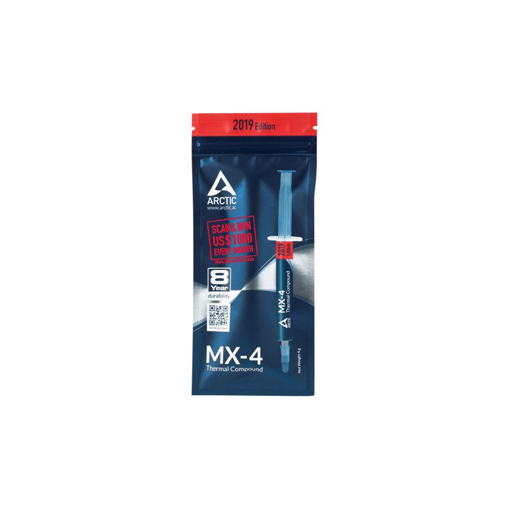 משחה טרמית ARCTIC MX-4 2019 Edition תכולה כ-4 גרם