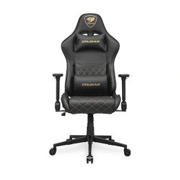 כיסא גיימינג Cougar Armor One V2 בצבע שחור וזהב – משלוח חינם
