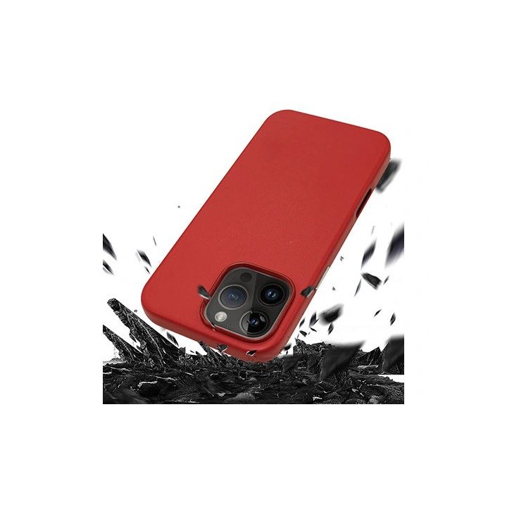 מגן לאייפון 16 פרו מקס בצבע אדום Super Mobile תומך Mag-Safe