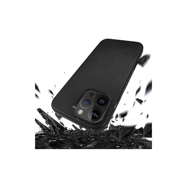 מגן לאייפון 16 פרו מקס בצבע שחור Super Mobile תומך Mag-Safe