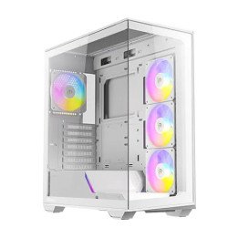 מארז מחשב Antec C3 White ARGB בצבע לבן עם מאווררי ARGB