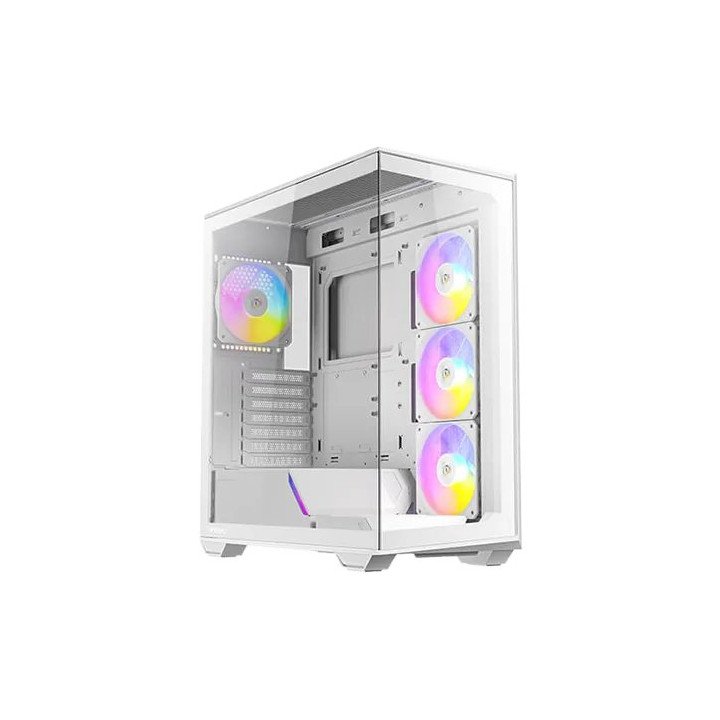 מארז מחשב Antec C3 White ARGB בצבע לבן עם מאווררי ARGB