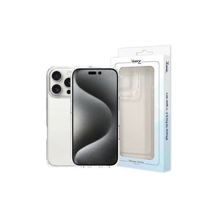 מגן לאייפון 16 פרו שקוף Super Mobile