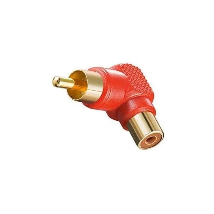 מתאם RCA זוויתי 90 מעלות מוזהב Arcnet 9220