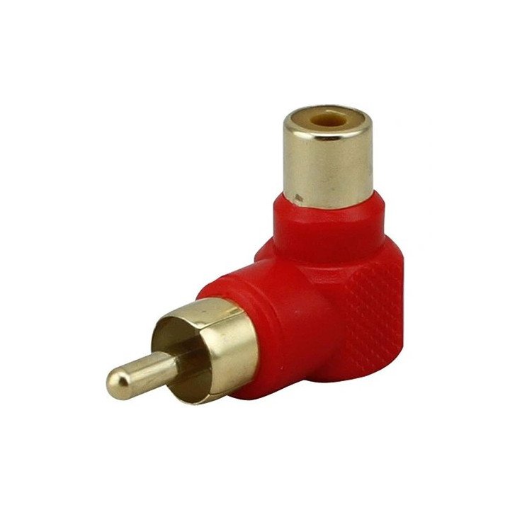 מתאם RCA זוויתי 90 מעלות מוזהב Arcnet 9220