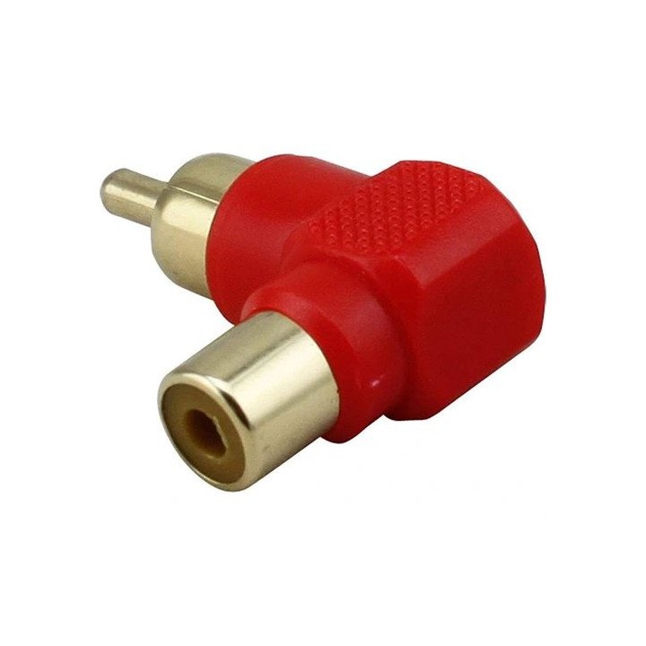 מתאם RCA זוויתי 90 מעלות מוזהב Arcnet 9220