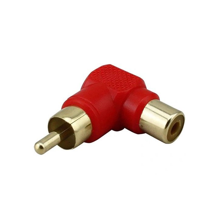 מתאם RCA זוויתי 90 מעלות מוזהב Arcnet 9220