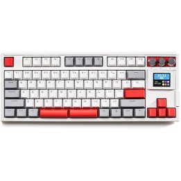 מקלדת גיימינג GK87 Pro אלחוטית מכנית עם צג סוויץ' Gateron G Pro 3.0 Ye