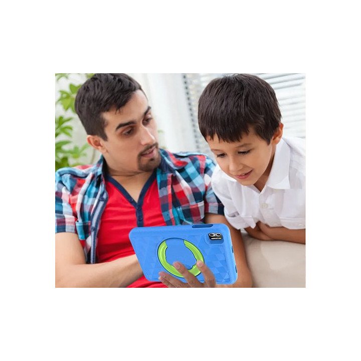 טאבלט לילדים 8 אינץ Super Tab 8 Plus Kids 4GB+64GB WiFi בצבע כחול