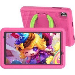 טאבלט לילדים 8 אינץ Super Tab 8 Plus Kids 4GB+64GB WiFi בצבע ורוד