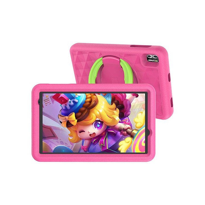 טאבלט לילדים 8 אינץ Super Tab 8 Plus Kids 4GB+64GB WiFi בצבע ורוד